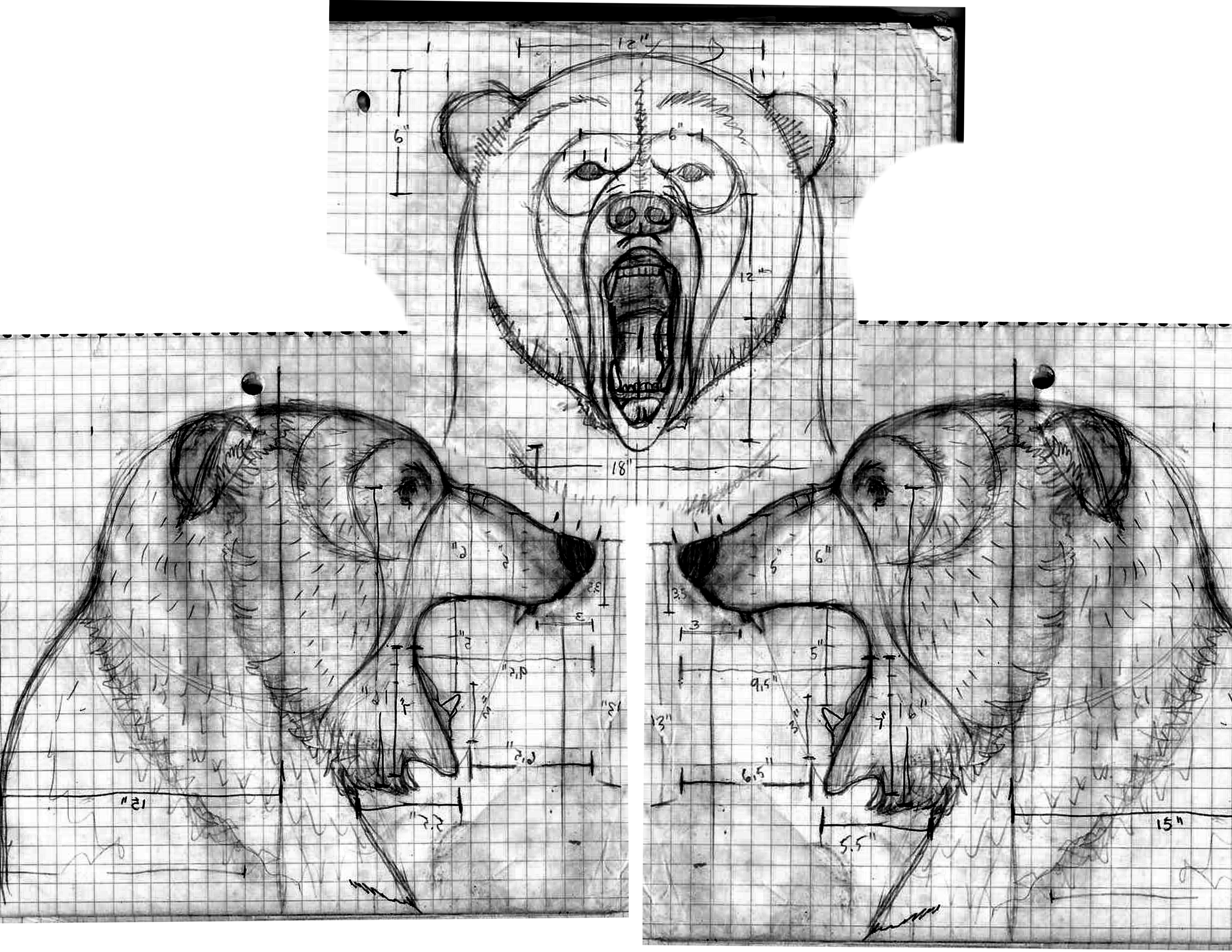 jenny: Grizzly bear wood carving patterns